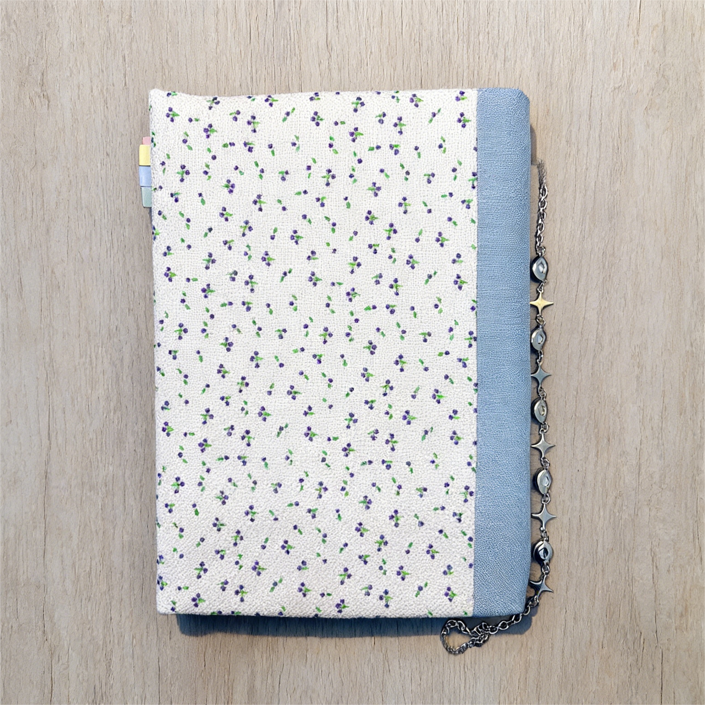 Embroidery Bible Book Covers for Paperbacks Soft Cloth Protector ,Comes with a beautiful chain bookmark.Thickness 2 cm,(8.86in*11.22in)