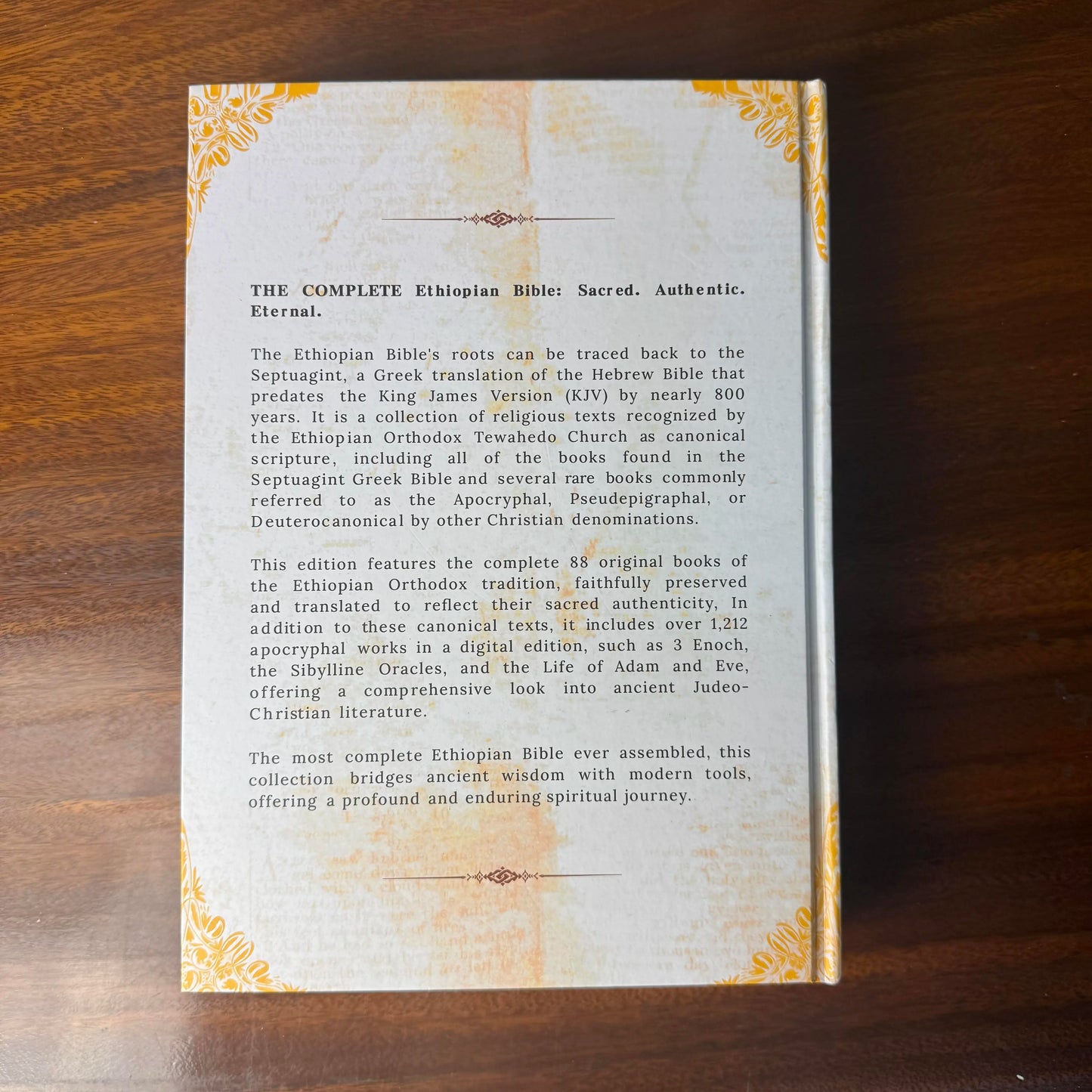 Hardcover Edition – The Complete Ethiopian Bible in English | 88 Scriptures Including Apocrypha, Book of Enoch, Jubilees & Sibylline Oracles | Study Christian Bible | Handy Size