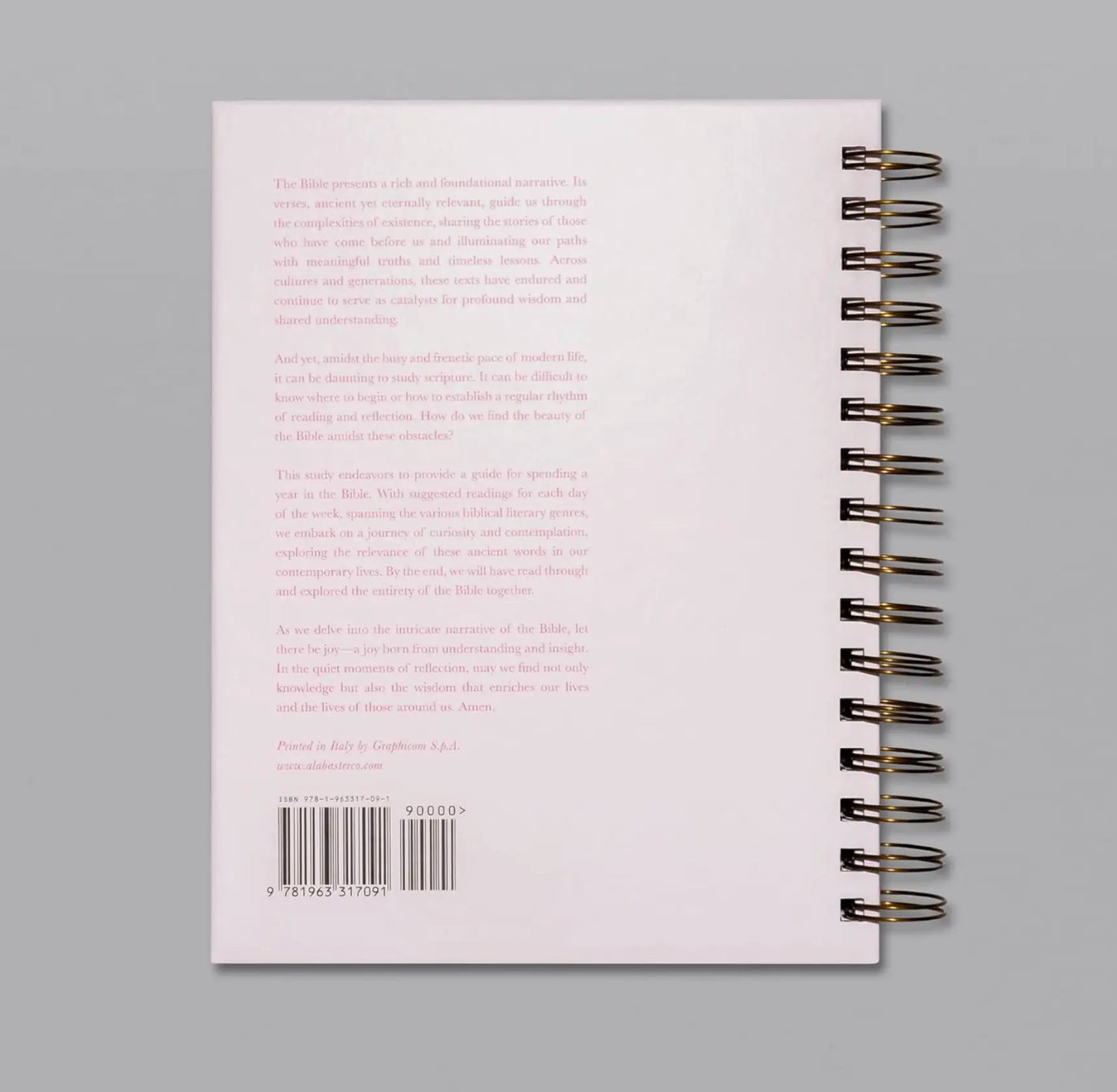 Alabaster A Beautiful Year in the Bible: The 52-Week Bible Study in a Year for Women (Spiral Bound Bible Study)