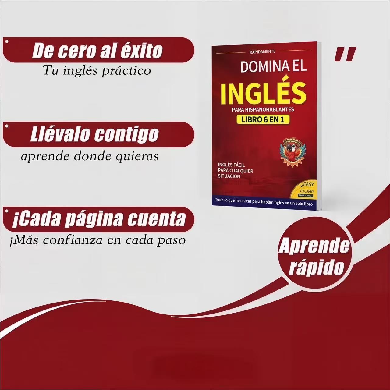 2026 Edition Professional ,Dominate English 6 Books in 1 Spanish  Learning  for Beginners and Real Life Communication (Spanish Edition),Learn Anytime Anywhere