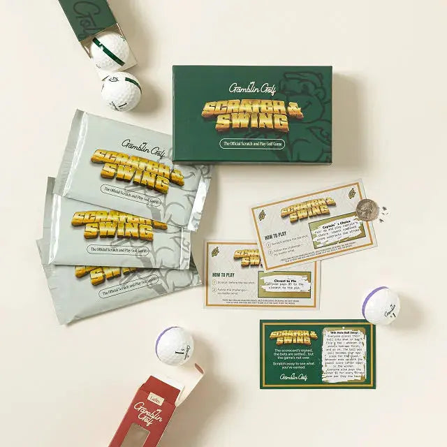 Scratch & Swing Scratch Off Golf Card Game (3 PACK)