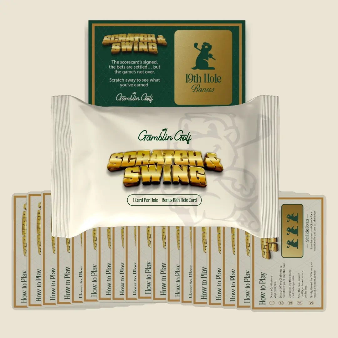 Scratch & Swing Scratch Off Golf Card Game (3 PACK)