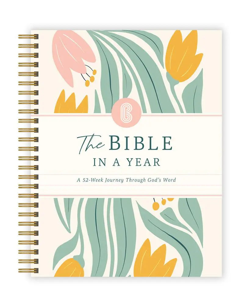Official Spiral Bible® The Bible in a Year | 52 Week Guided Bible Study & Daily Reading Plan | Spiritual Companion & Journal for Adults & Teens | 8.5" x 11" Notebook