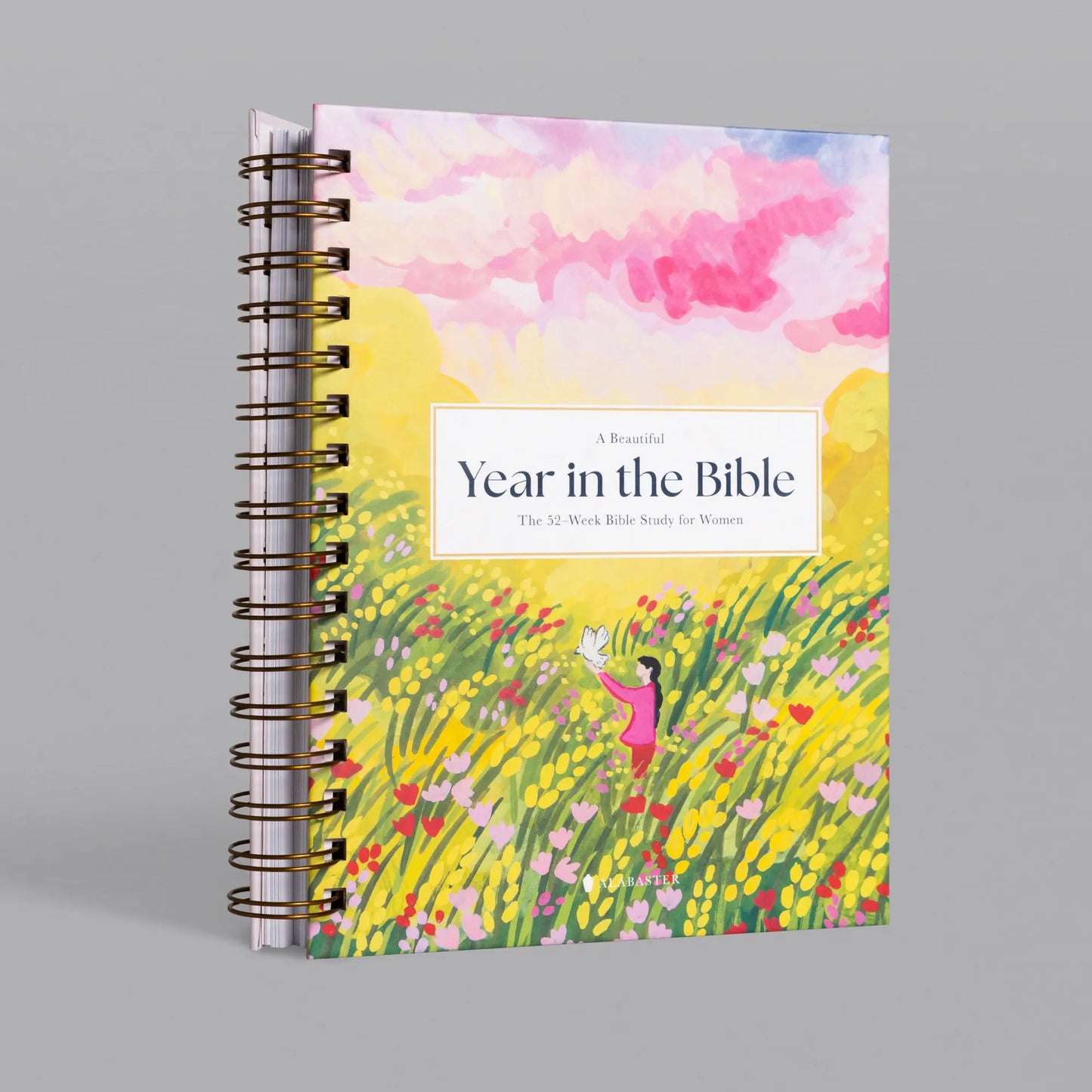Alabaster A Beautiful Year in the Bible: The 52-Week Bible Study in a Year for Women (Spiral Bound Bible Study)