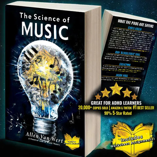 The Science of Music Paperback Book 5th Edition by Allen Van Wert - A Comprehensive Textbook for Music Theory Modern Tutorial