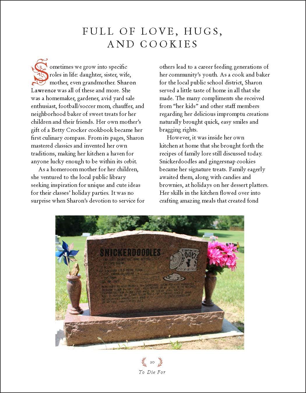 To Die For: A Cookbook of Gravestone Recipes by Rosie Grant [Hardback Book]