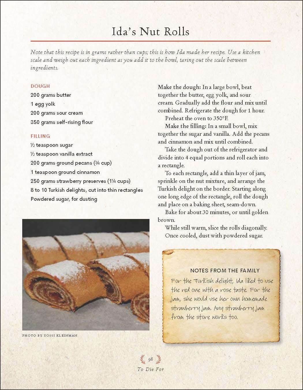 To Die For: A Cookbook of Gravestone Recipes by Rosie Grant [Hardback Book]