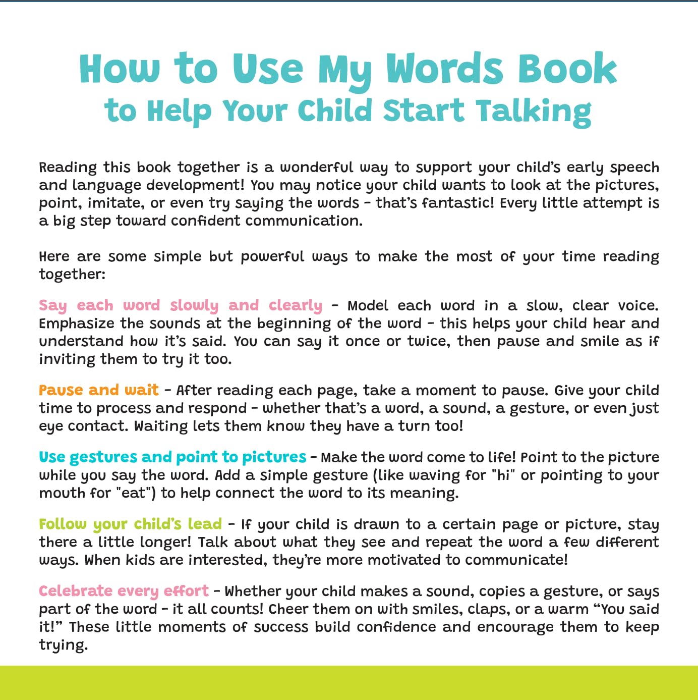 Toddlers Speech Board Book Bundle for Toddlers Ages 0–4 – First Words, Verbs & Imitation Learning Books by a Speech Therapist - Action Book - My Words Book - Imitation Book (3-Book Set)