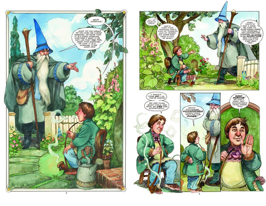 The Hobbit: A Graphic Novel (Revised and Expanded): A Graphic Novel Edition of Tolkien's Masterful Fantasy Novel