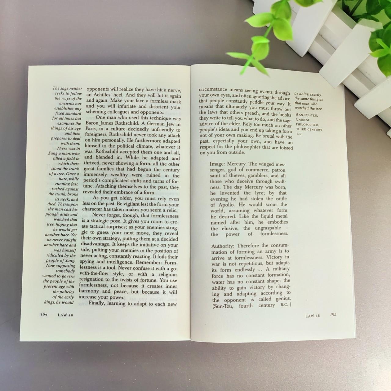 The Concise 48 Laws Of Power by Robert Greene Book