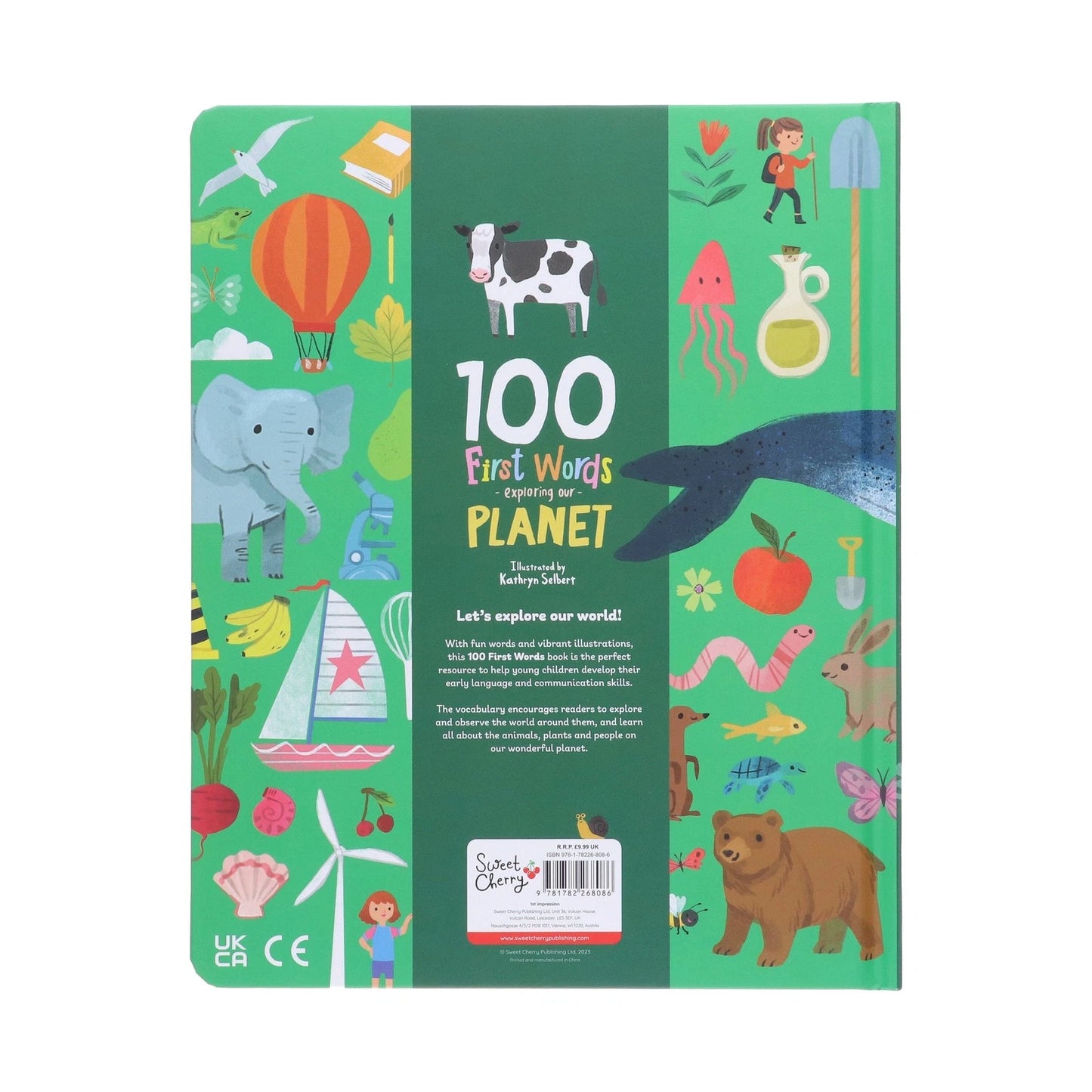 100 First Words Exploring Our Planet By Sweet Cherry Publishing - Ages 3-5